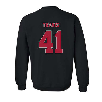 Oklahoma - NCAA Football : Barrett Travis - Classic Shersey Crewneck Sweatshirt-1
