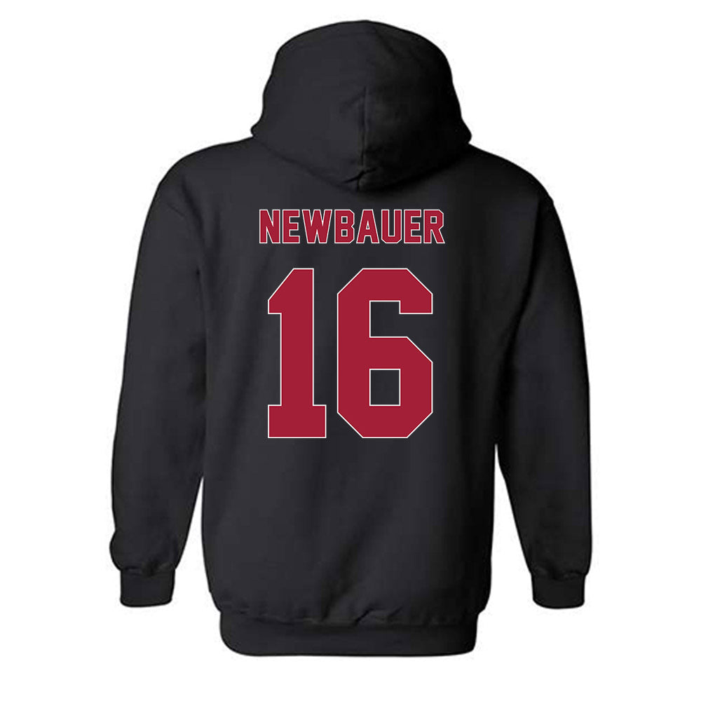 Oklahoma - NCAA Football : Whitt Newbauer - Classic Shersey Hooded Sweatshirt-1