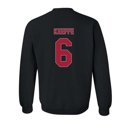 Oklahoma - NCAA Men's Basketball : Finley Keeffe - Classic Shersey Crewneck Sweatshirt-1