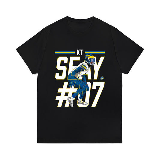 Delaware - NCAA Football : KT Seay - Collage Comfort Colors T-Shirt-0