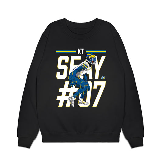 Delaware - NCAA Football : KT Seay - Collage Premium Crewneck Sweatshirt-0