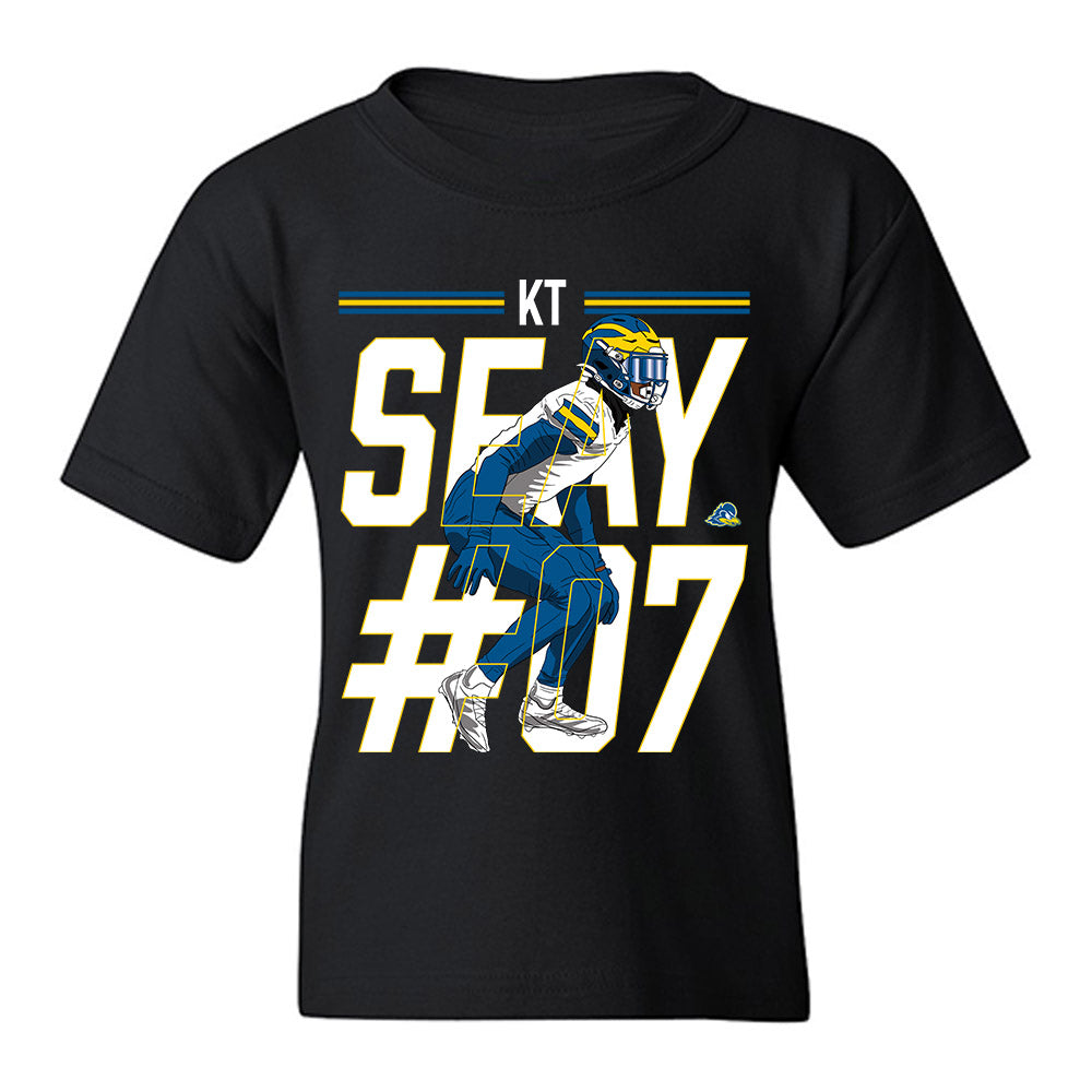 Delaware - NCAA Football : KT Seay - Collage Youth T-Shirt-0