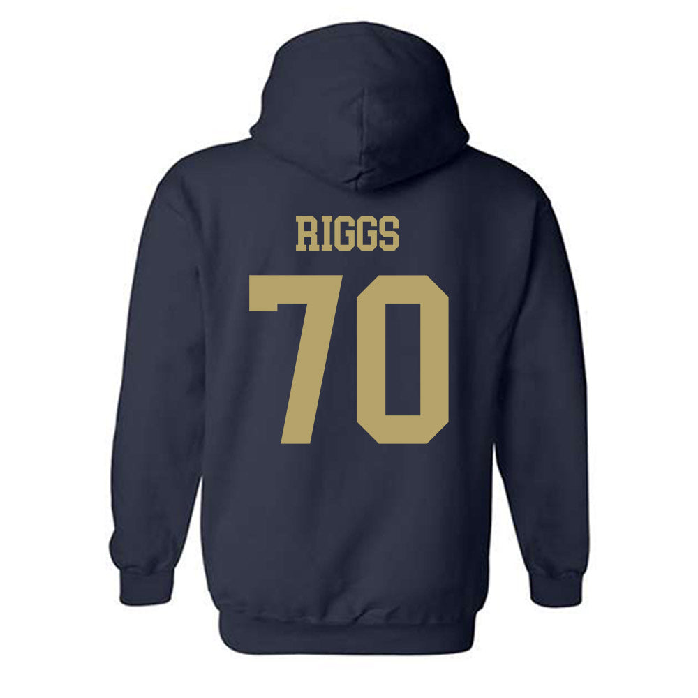 Georgia Tech - NCAA Football : Jameson Riggs - Classic Shersey Hooded Sweatshirt-1