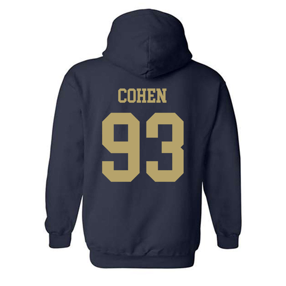 Georgia Tech - NCAA Football : Drew Cohen - Classic Shersey Hooded Sweatshirt-1