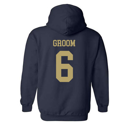 Georgia Tech - NCAA Women's Volleyball : Anika Groom - Classic Shersey Hooded Sweatshirt-1
