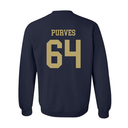 Georgia Tech - NCAA Football : Ryan Purves - Classic Shersey Crewneck Sweatshirt-1