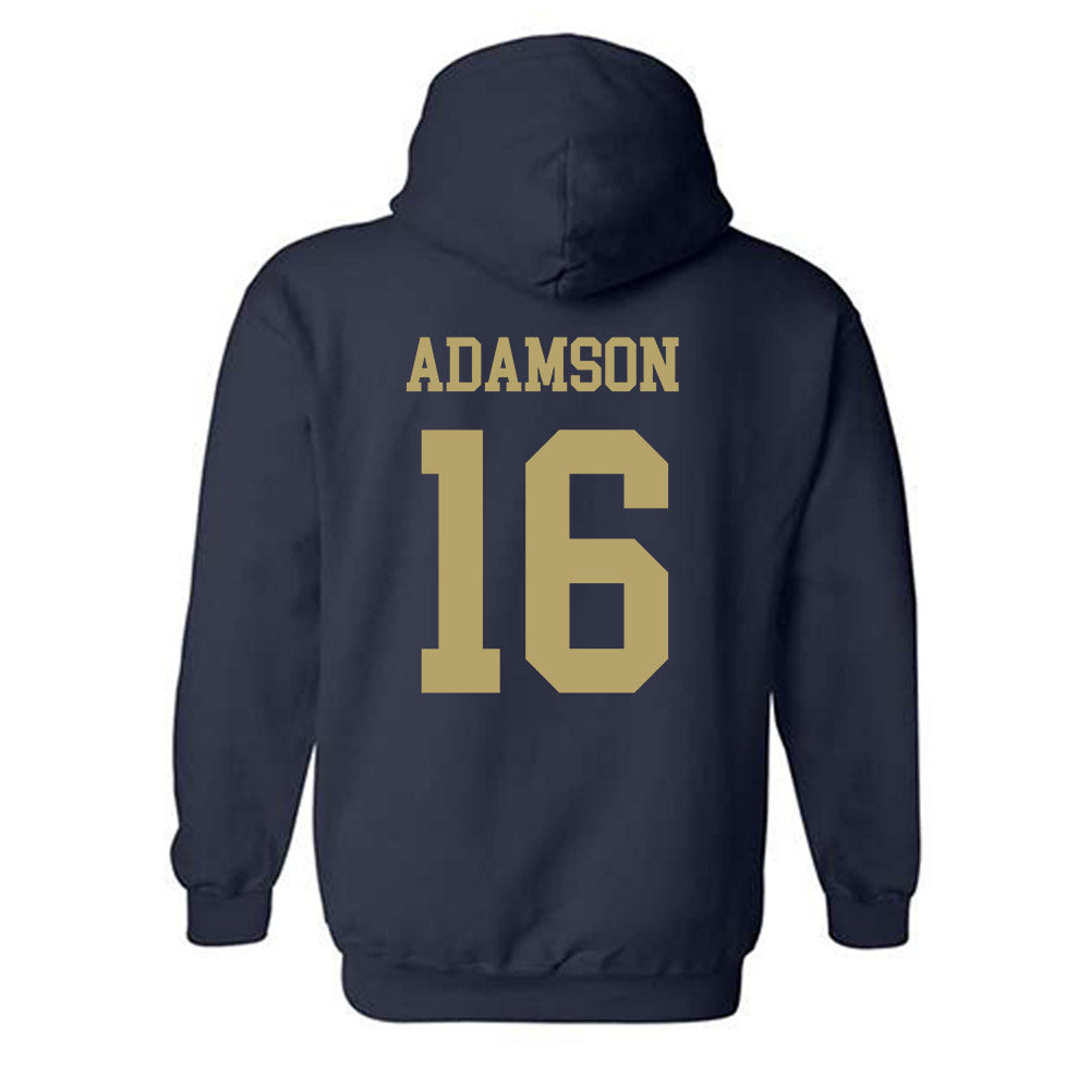 Georgia Tech - NCAA Football : Grady Adamson - Classic Shersey Hooded Sweatshirt-1
