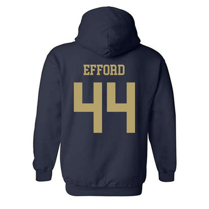 Georgia Tech - NCAA Football : Kyle Efford - Classic Shersey Hooded Sweatshirt-1