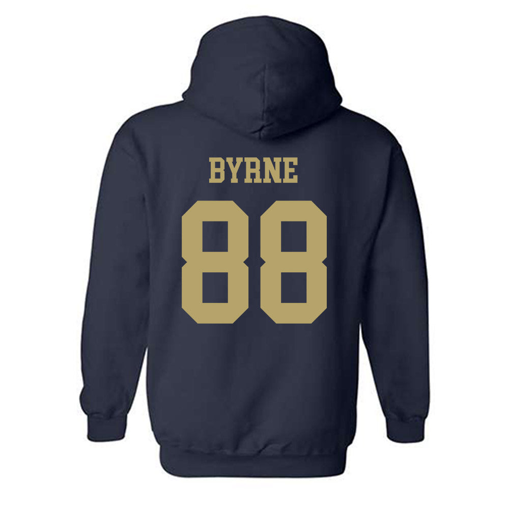 Georgia Tech - NCAA Football : J.T. Byrne - Classic Shersey Hooded Sweatshirt-1