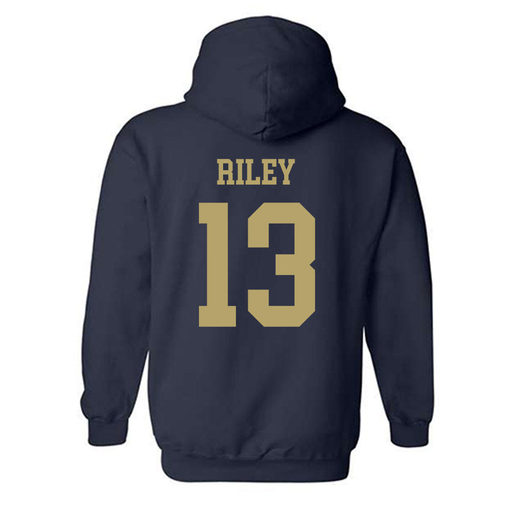 Georgia Tech - NCAA Football : Savion Riley - Classic Shersey Hooded Sweatshirt-1