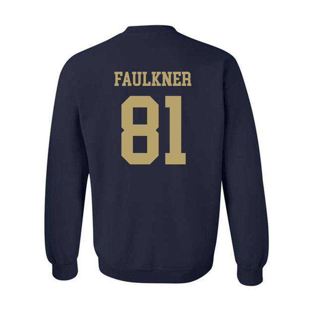 Georgia Tech - NCAA Football : Cal Faulkner - Classic Shersey Crewneck Sweatshirt-1