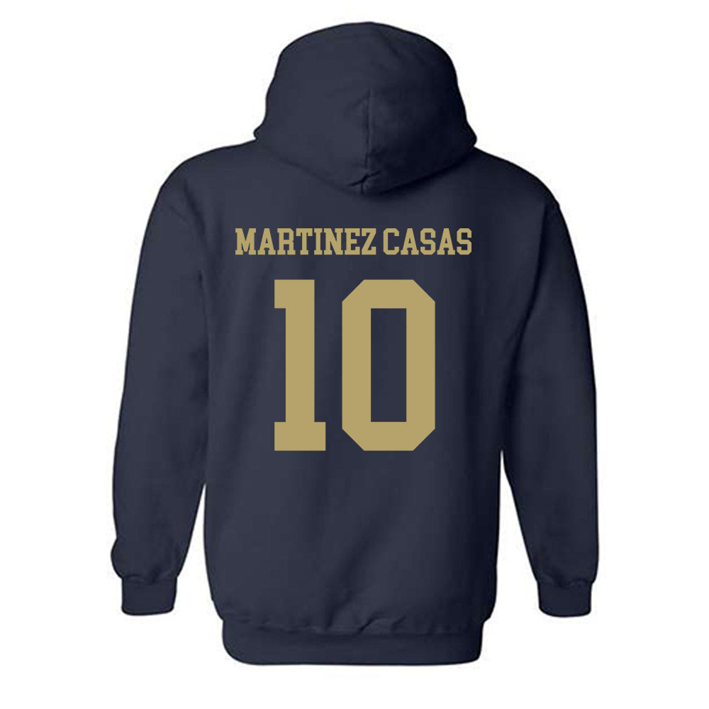 Georgia Tech - NCAA Women's Volleyball : Lara Martinez Casas - Classic Shersey Hooded Sweatshirt-1
