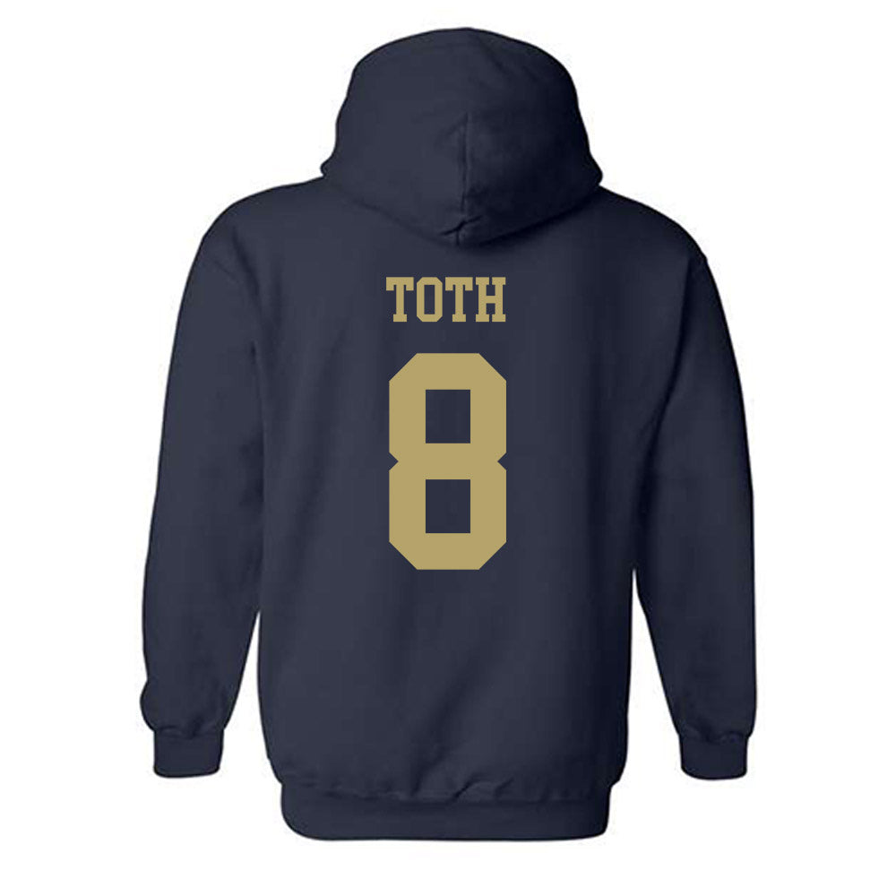 Georgia Tech - NCAA Women's Volleyball : Sara Toth - Classic Shersey Hooded Sweatshirt-1