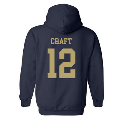 Georgia Tech - NCAA Men's Basketball : Kam Craft - Classic Shersey Hooded Sweatshirt-1