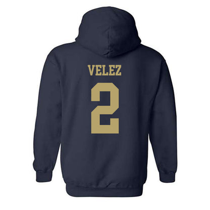 Georgia Tech - NCAA Women's Volleyball : Sofia Velez - Classic Shersey Hooded Sweatshirt-1