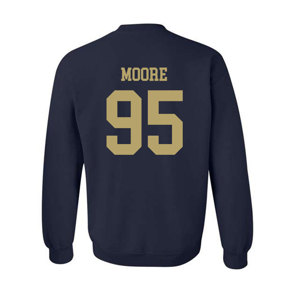 Georgia Tech - NCAA Football : Jason Moore - Classic Shersey Crewneck Sweatshirt-1
