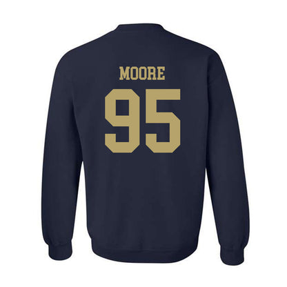 Georgia Tech - NCAA Football : Jason Moore - Classic Shersey Crewneck Sweatshirt-1