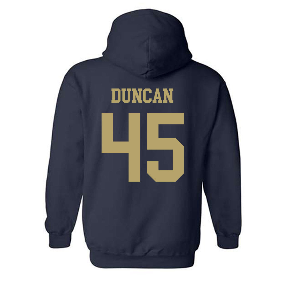 Georgia Tech - NCAA Football : Bayler Duncan - Classic Shersey Hooded Sweatshirt-1