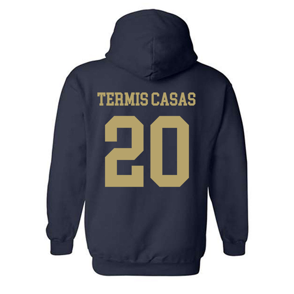Georgia Tech - NCAA Women's Basketball : Ariadna Termis Casas - Classic Shersey Hooded Sweatshirt-1