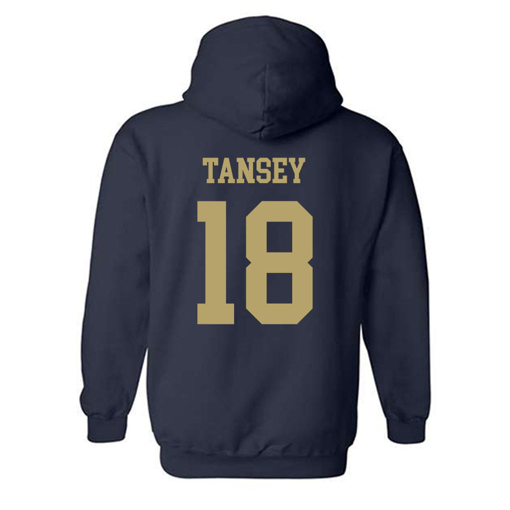 Georgia Tech - NCAA Women's Volleyball : Danielle Tansey - Classic Shersey Hooded Sweatshirt-1