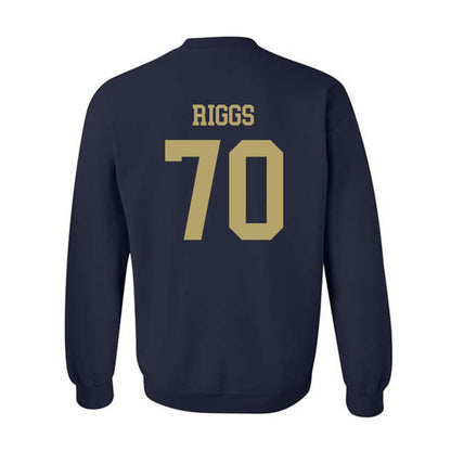 Georgia Tech - NCAA Football : Jameson Riggs - Classic Shersey Crewneck Sweatshirt-1
