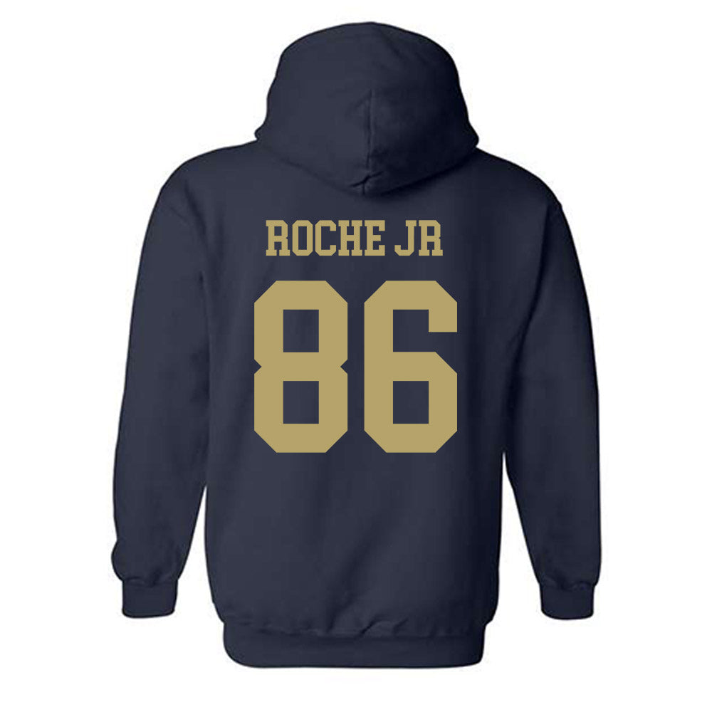 Georgia Tech - NCAA Football : Kevin Roche Jr - Classic Shersey Hooded Sweatshirt-1