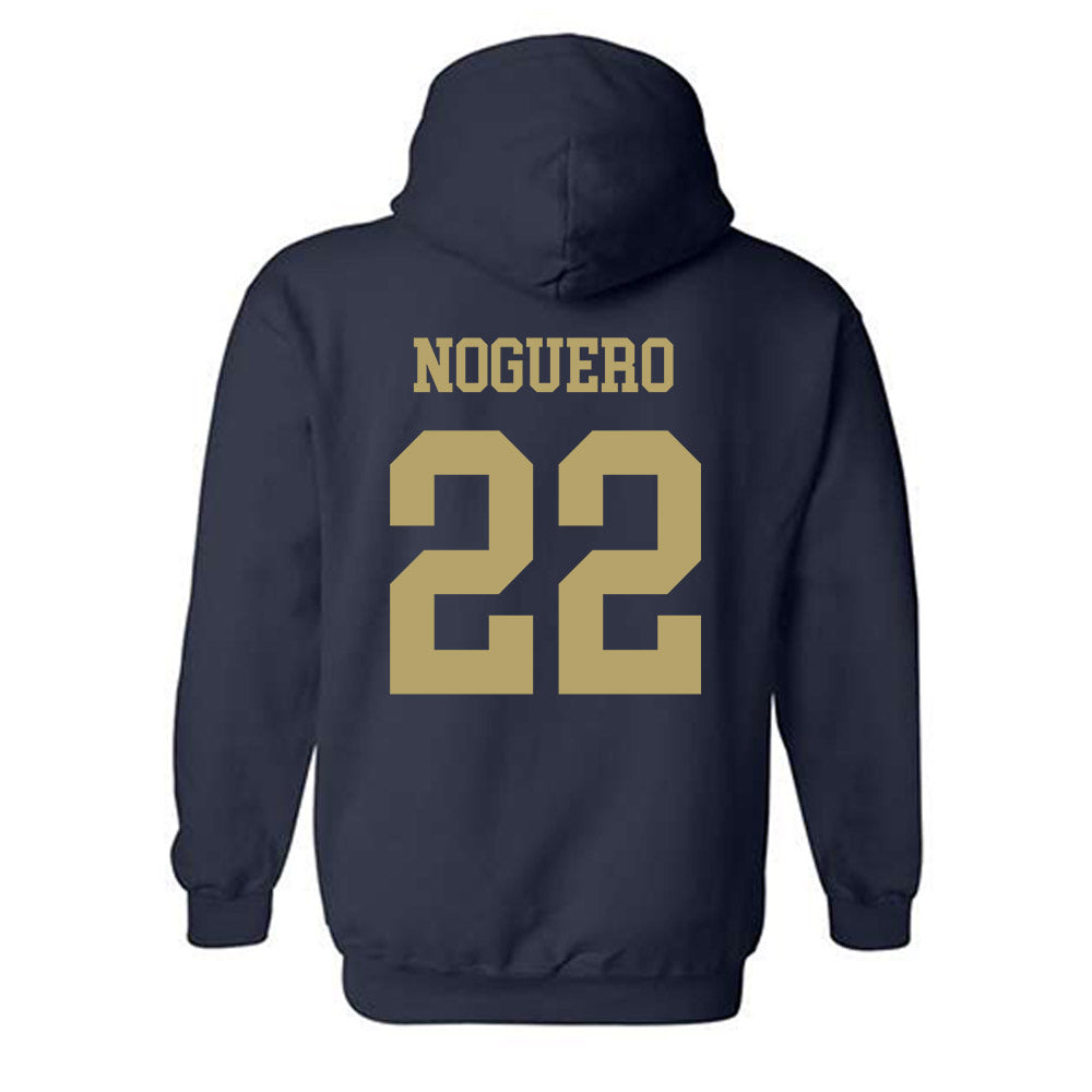 Georgia Tech - NCAA Women's Basketball : Inés Noguero - Classic Shersey Hooded Sweatshirt-1