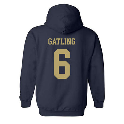 Georgia Tech - NCAA Football : Debron Gatling - Classic Shersey Hooded Sweatshirt-1