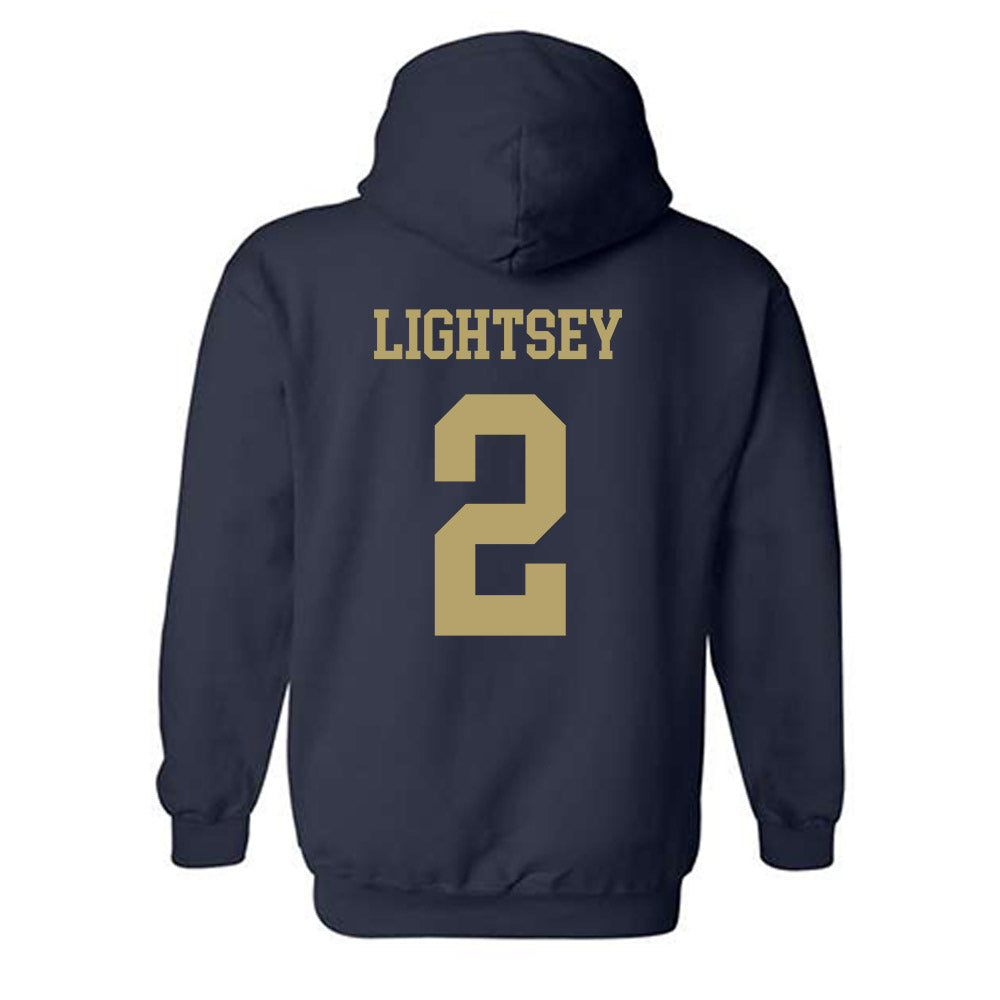 Georgia Tech - NCAA Football : Ej Lightsey - Classic Shersey Hooded Sweatshirt-1