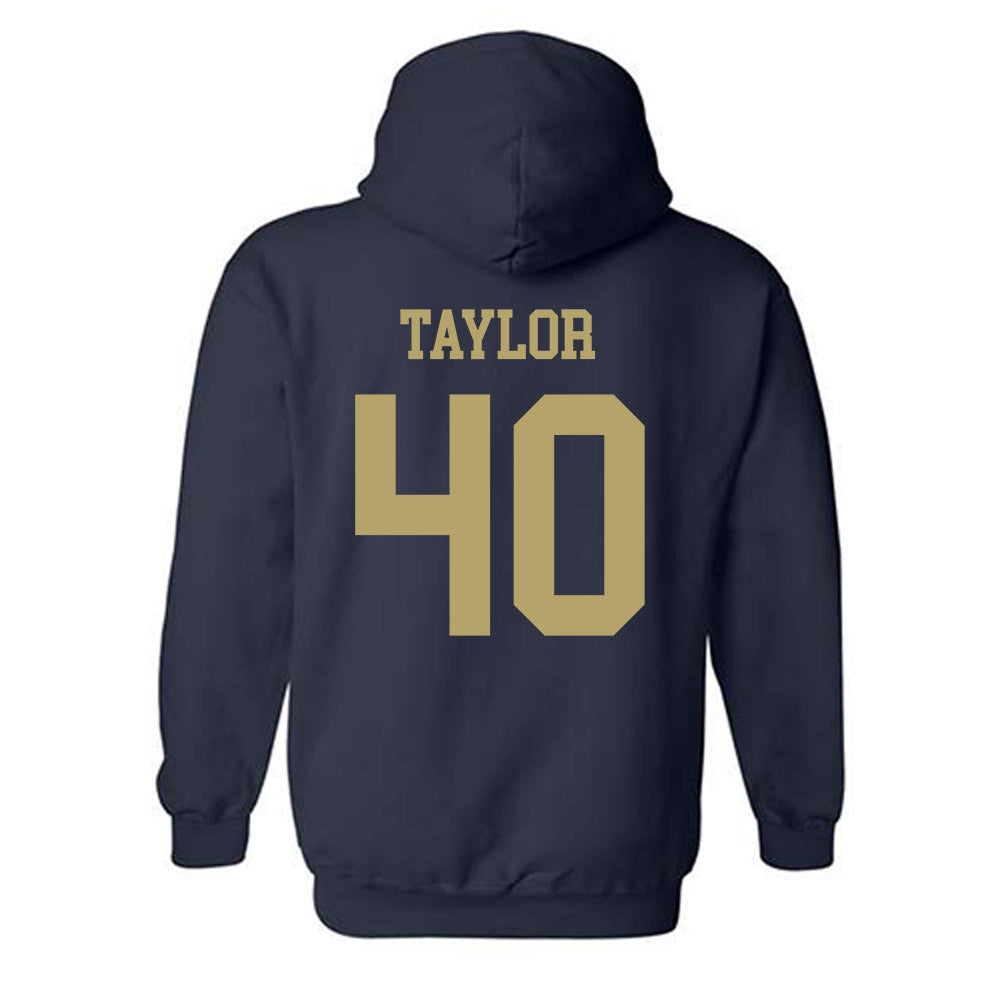 Georgia Tech - NCAA Football : Joshua Taylor - Classic Shersey Hooded Sweatshirt-1