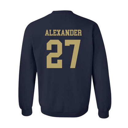 Georgia Tech - NCAA Football : Chad Alexander - Classic Shersey Crewneck Sweatshirt-1