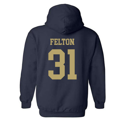 Georgia Tech - NCAA Football : Fenix Felton - Classic Shersey Hooded Sweatshirt-1
