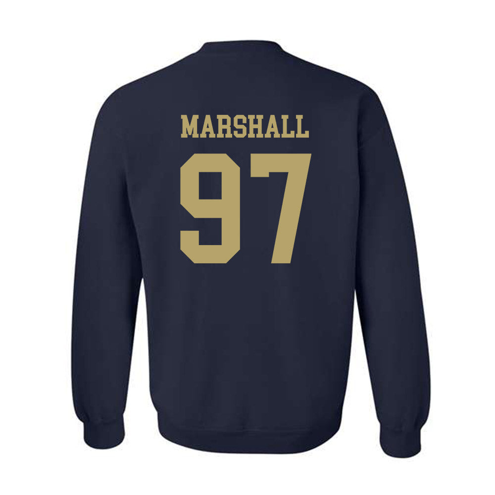 Georgia Tech - NCAA Football : Landen Marshall - Classic Shersey Crewneck Sweatshirt-1