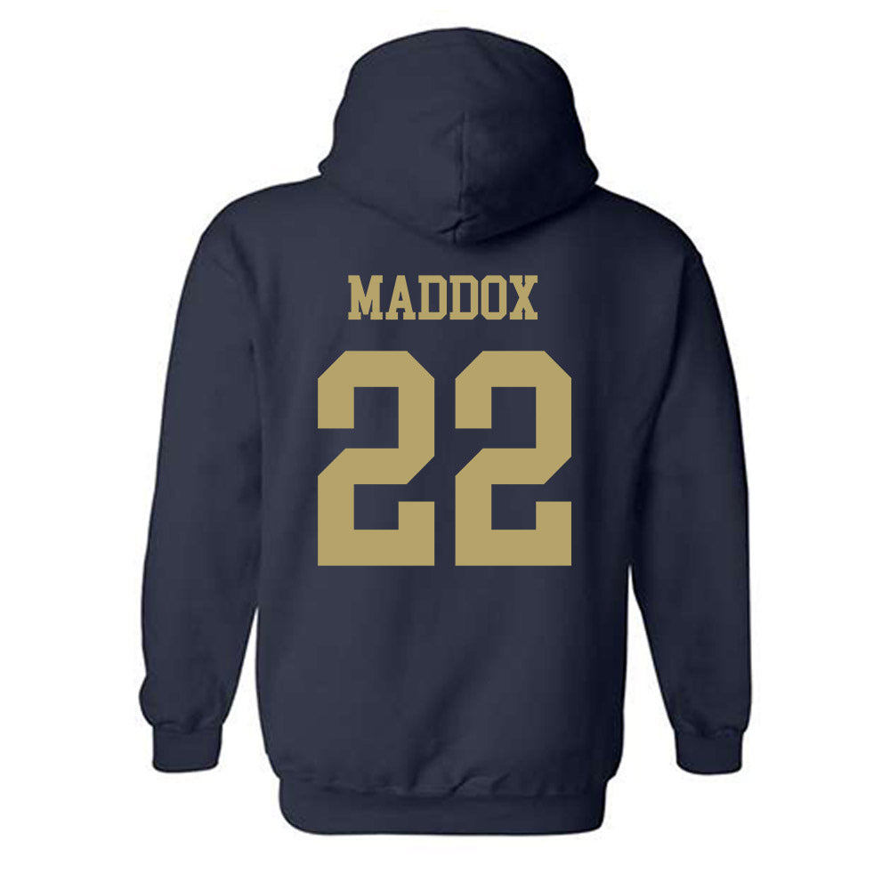 Georgia Tech - NCAA Football : Trelain Maddox - Classic Shersey Hooded Sweatshirt-1