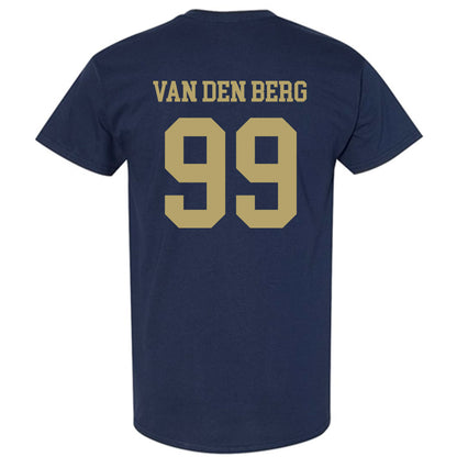 Georgia Tech - NCAA Football : Jordan van den Berg - Classic Shersey T-Shirt-1