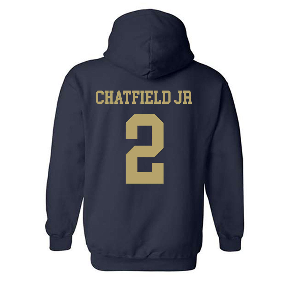Georgia Tech - NCAA Men's Basketball : Eric Chatfield Jr - Classic Shersey Hooded Sweatshirt-1