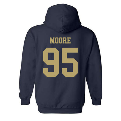 Georgia Tech - NCAA Football : Jason Moore - Classic Shersey Hooded Sweatshirt-1