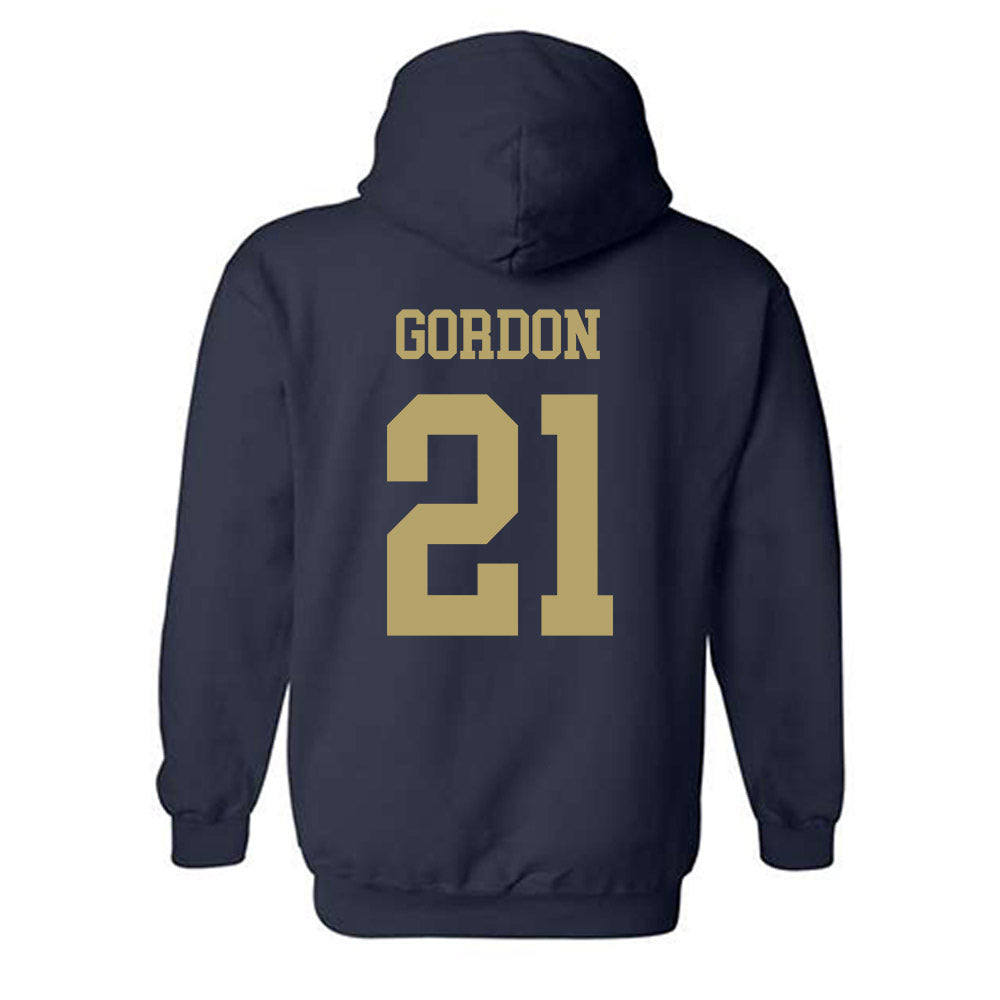Georgia Tech - NCAA Football : Daylon Gordon - Classic Shersey Hooded Sweatshirt-1
