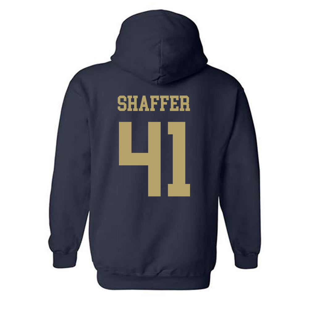 Georgia Tech - NCAA Football : Landon Shaffer - Classic Shersey Hooded Sweatshirt-1