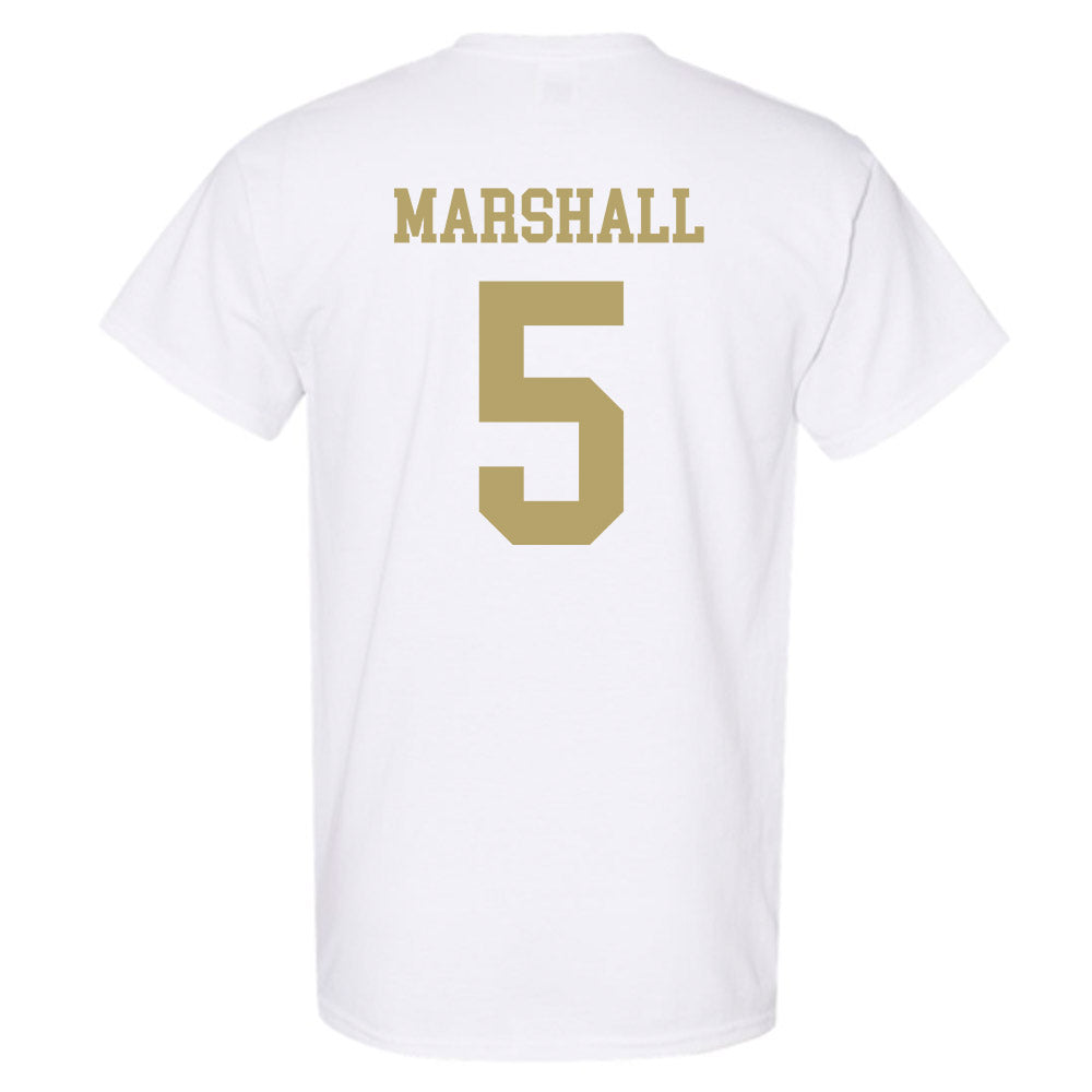 Georgia Tech - NCAA Men's Basketball : Peyton Marshall - Classic Shersey T-Shirt-1