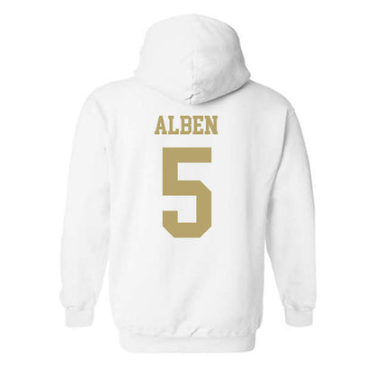 Georgia Tech - NCAA Women's Basketball : Catherine Alben - Classic Shersey Hooded Sweatshirt-1