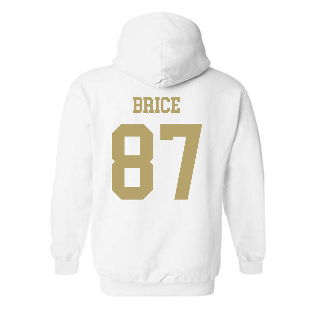 Georgia Tech - NCAA Football : Jamauri Brice - Classic Shersey Hooded Sweatshirt-1