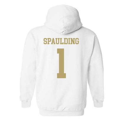 Georgia Tech - NCAA Football : Cayman Spaulding - Classic Shersey Hooded Sweatshirt-1