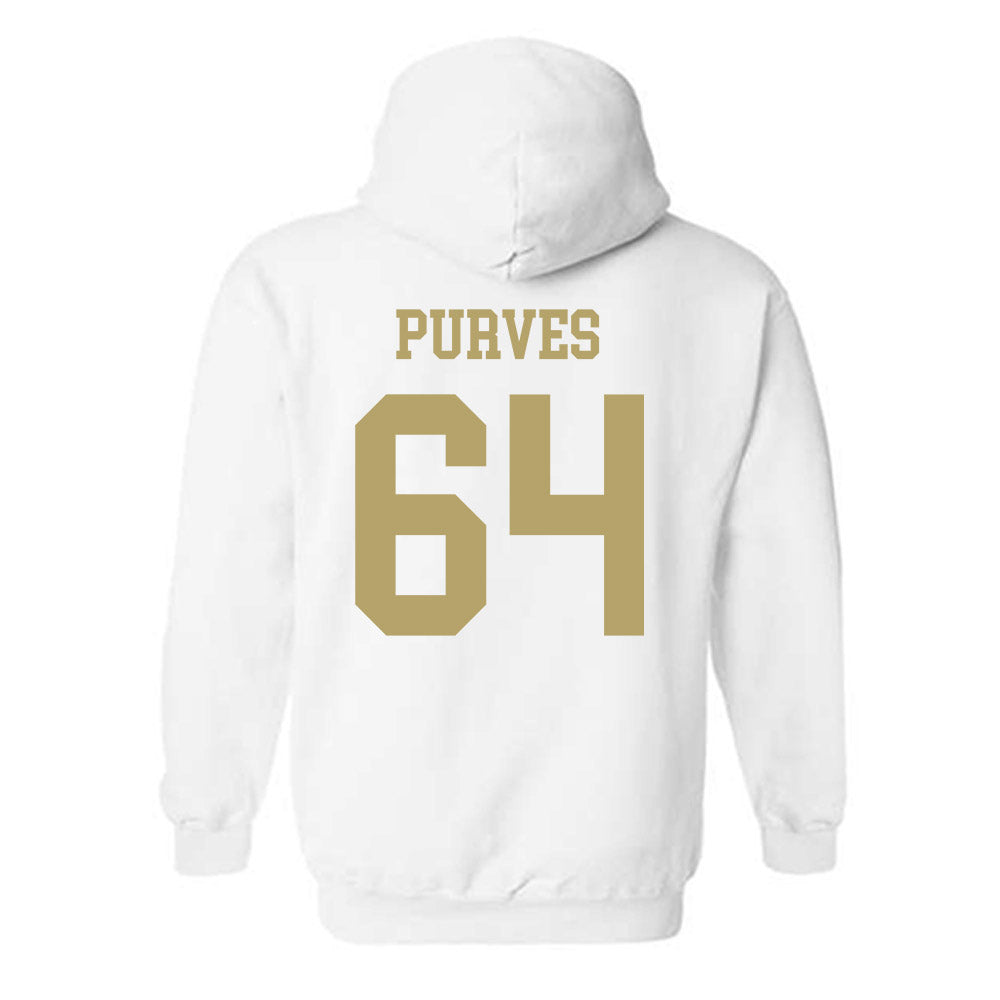 Georgia Tech - NCAA Football : Ryan Purves - Classic Shersey Hooded Sweatshirt-1