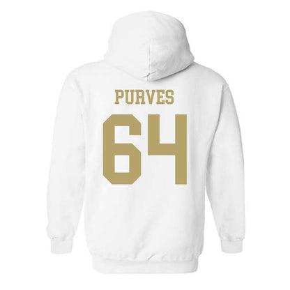 Georgia Tech - NCAA Football : Ryan Purves - Classic Shersey Hooded Sweatshirt-1