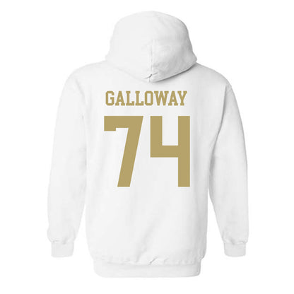 Georgia Tech - NCAA Football : Benjamin Galloway - Classic Shersey Hooded Sweatshirt-1