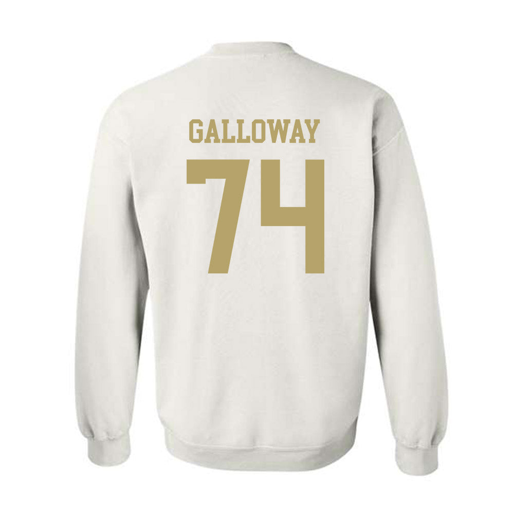Georgia Tech - NCAA Football : Benjamin Galloway - Classic Shersey Crewneck Sweatshirt-1