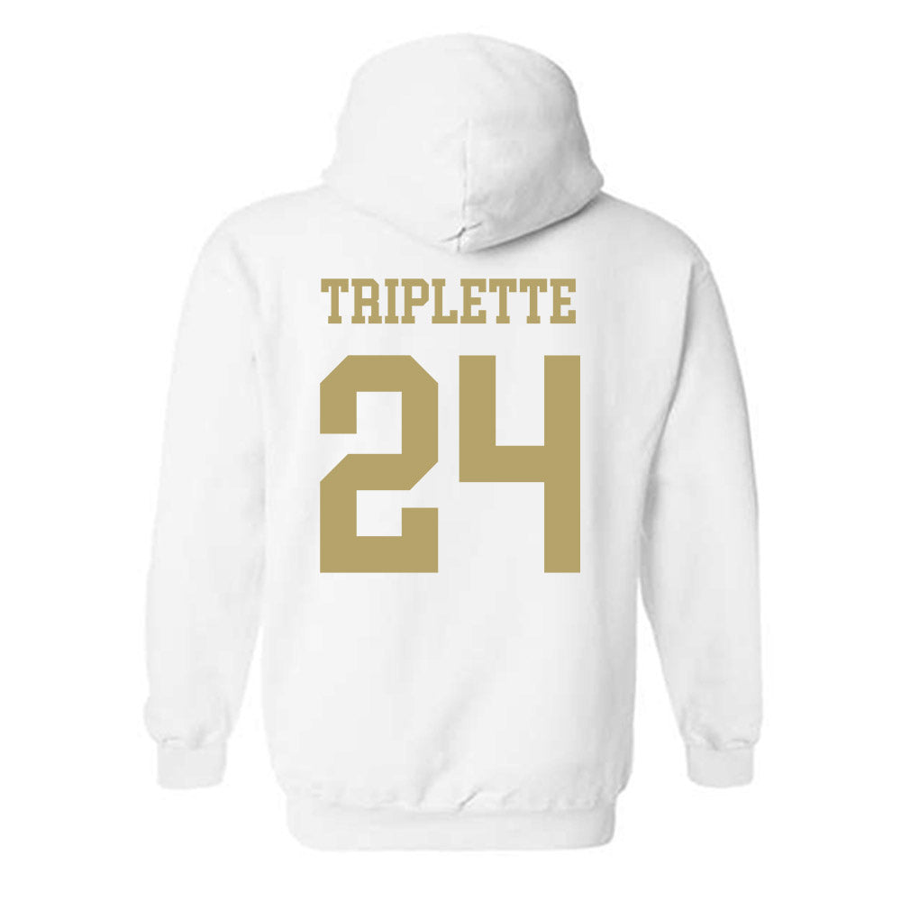 Georgia Tech - NCAA Football : Ronald Triplette - Classic Shersey Hooded Sweatshirt-1