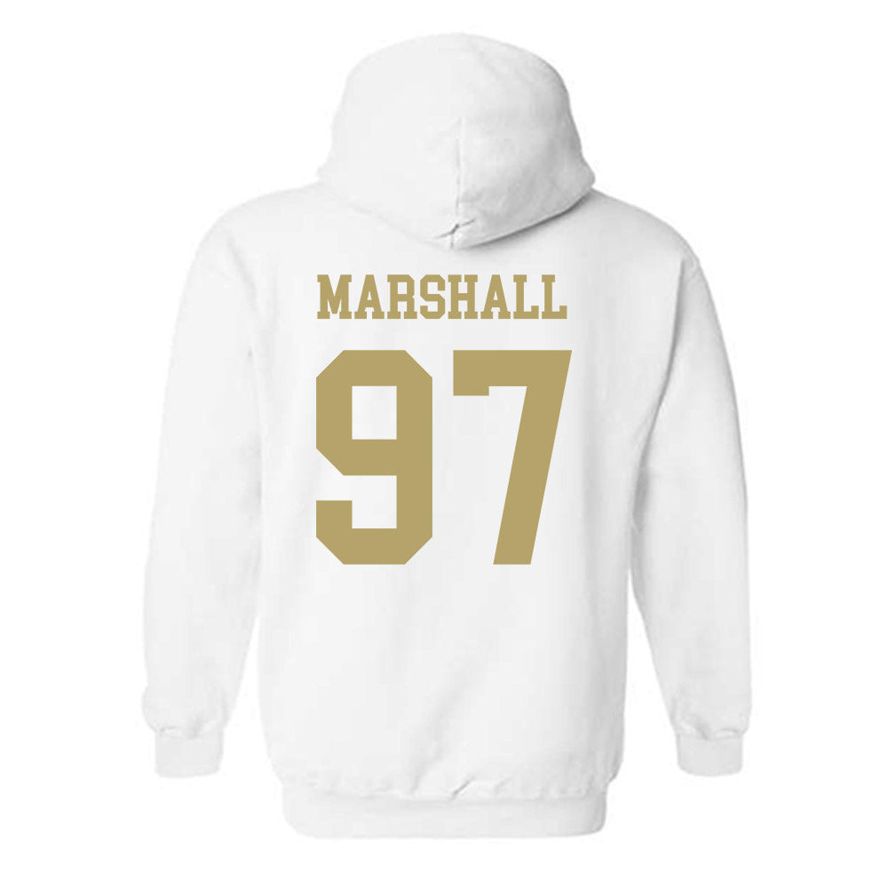Georgia Tech - NCAA Football : Landen Marshall - Classic Shersey Hooded Sweatshirt-1