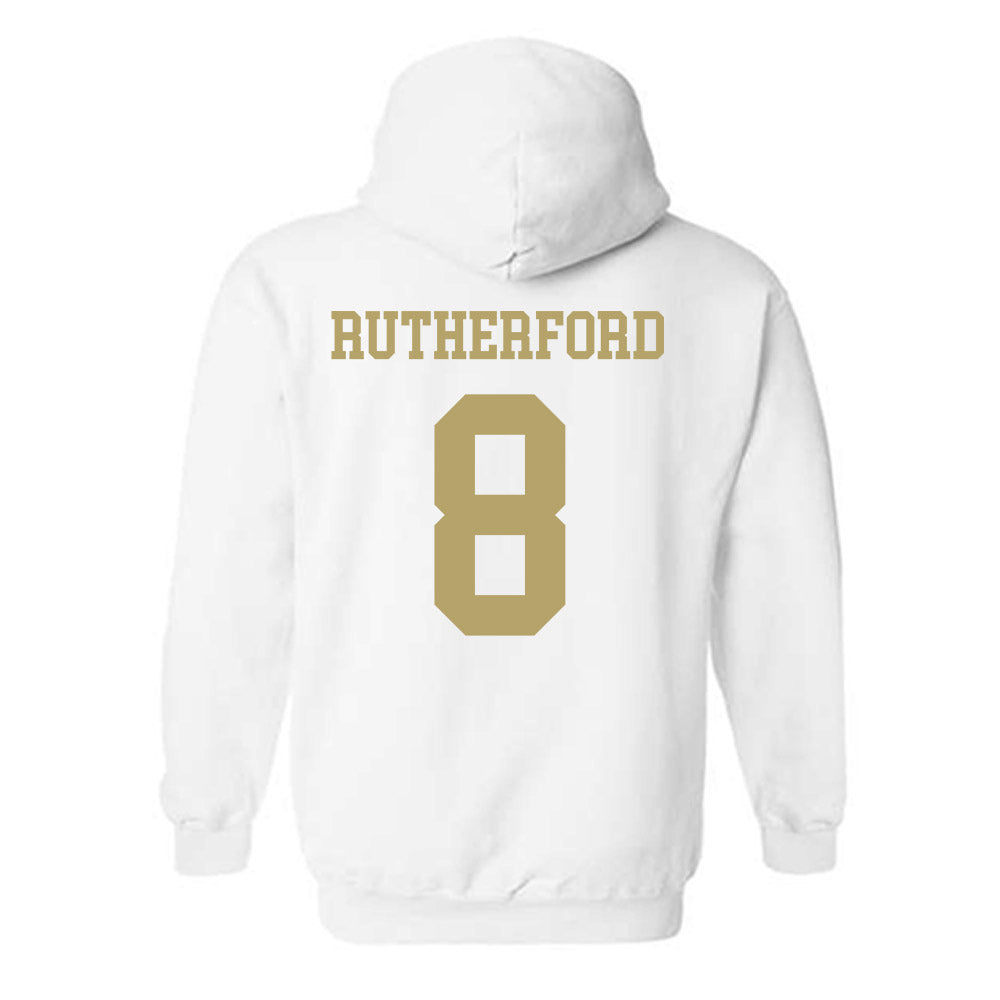 Georgia Tech - NCAA Football : Malik Rutherford - Classic Shersey Hooded Sweatshirt-1